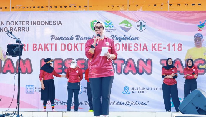 Bupati Andi Ina Apresiasi IDI Kawal Pembangunan Kesehatan di Barru