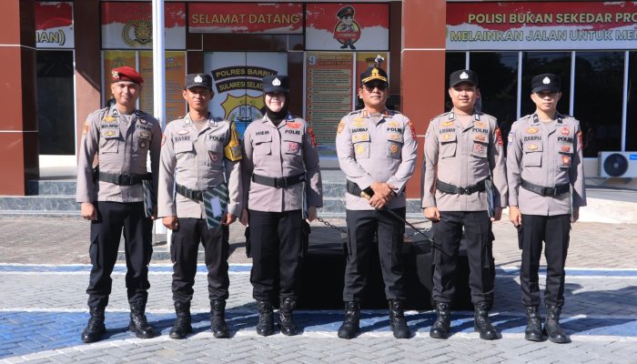 Dedikasi Tinggi, 6 Personil Polres Barru di Ganjar Reward
